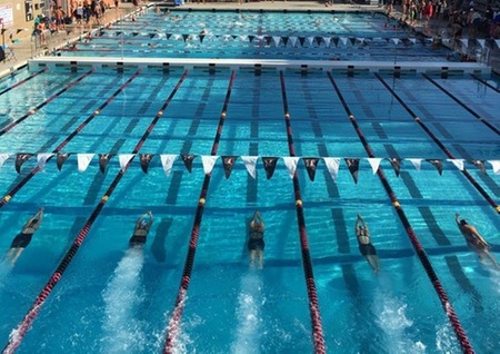 Mt. SAC Women Swimming & Diving in 2nd Place in SCC Championships on Day One; Two Individual Seconds, One Relay Second