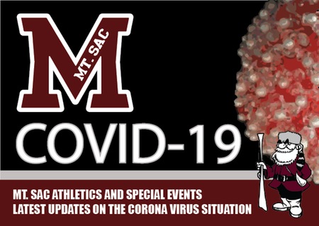 Mt. SAC Athletics COVID-19 Update Page Graphic