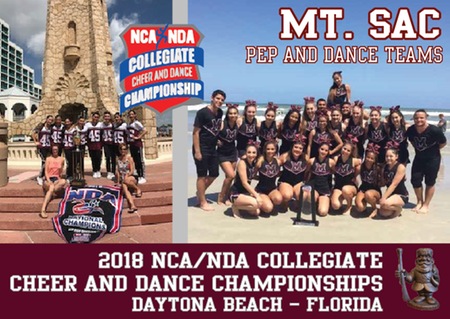 Picture of Mt. SAC Cheer and Dance Teams at Daytona Beach (NCA/NDA Collegiate Cheer and Dance Championships)