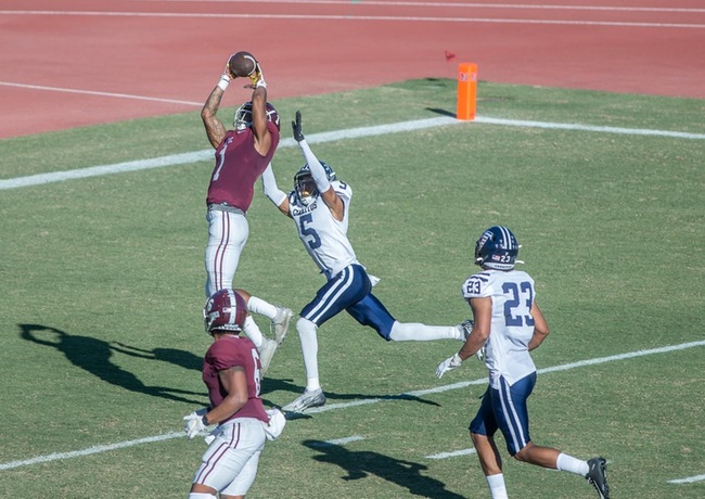 Wide Receiver, Reginald Anderson for the touchdown. 
(Photo Courtesy of DavesSportsImage)