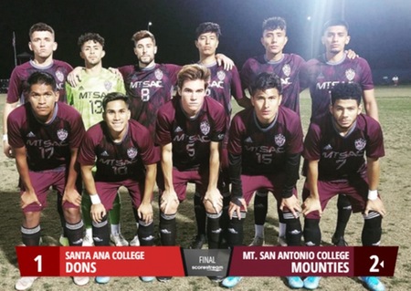 Mt. SAC Men’s Soccer Defeats Santa Ana, 2-1 in Overtime to Advance to the CCCAA So Cal Finals