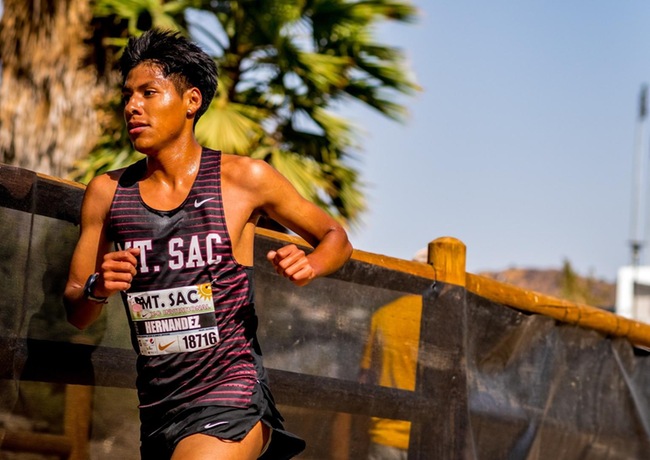 Mt. SAC Men's Cross Country Team secures first place at Cross Country Invitational.