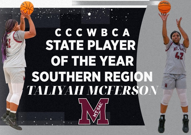 Mountie Star Taliyah McFerson Named South Region Player of the Year