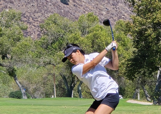 Kyrie Padero competes at Cottonwood Golf Club.