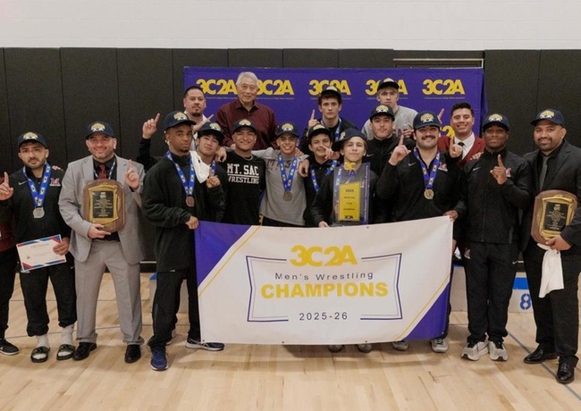 Mt. SAC Claims 2025 Men&rsquo;s Wrestling State Championship.