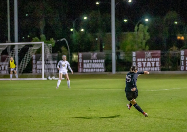 Kayla Allen shoots and scores in the 54th minute to break a scoreless tie. (Photo Courtesy of DavesSportsImage)