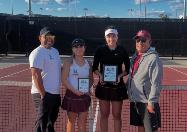 Mt. SAC Women&rsquo;s Tennis Team Dominates at South Coast Conference Tournament, Advances to State Qualifiers