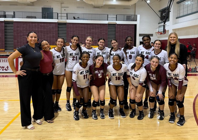 The Mt. San Antonio College Women's Volleyball Team Captures South Coast Conference Title With Win Over Pasadena City College.