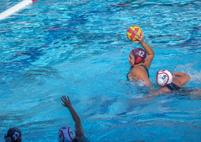 Makayla Martinez-Gomez competes against Chaffey College.