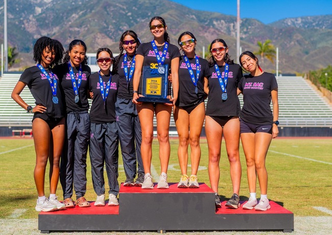 Mt. SAC Women's Cross Country finishes 2nd at SoCal Regionals at Chaffey College. - Photo Credit: Christian Gutierrez