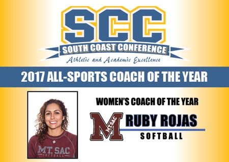 Ruby Rojas Named 2017 South Coast Conference All-Sports Coach of the Year